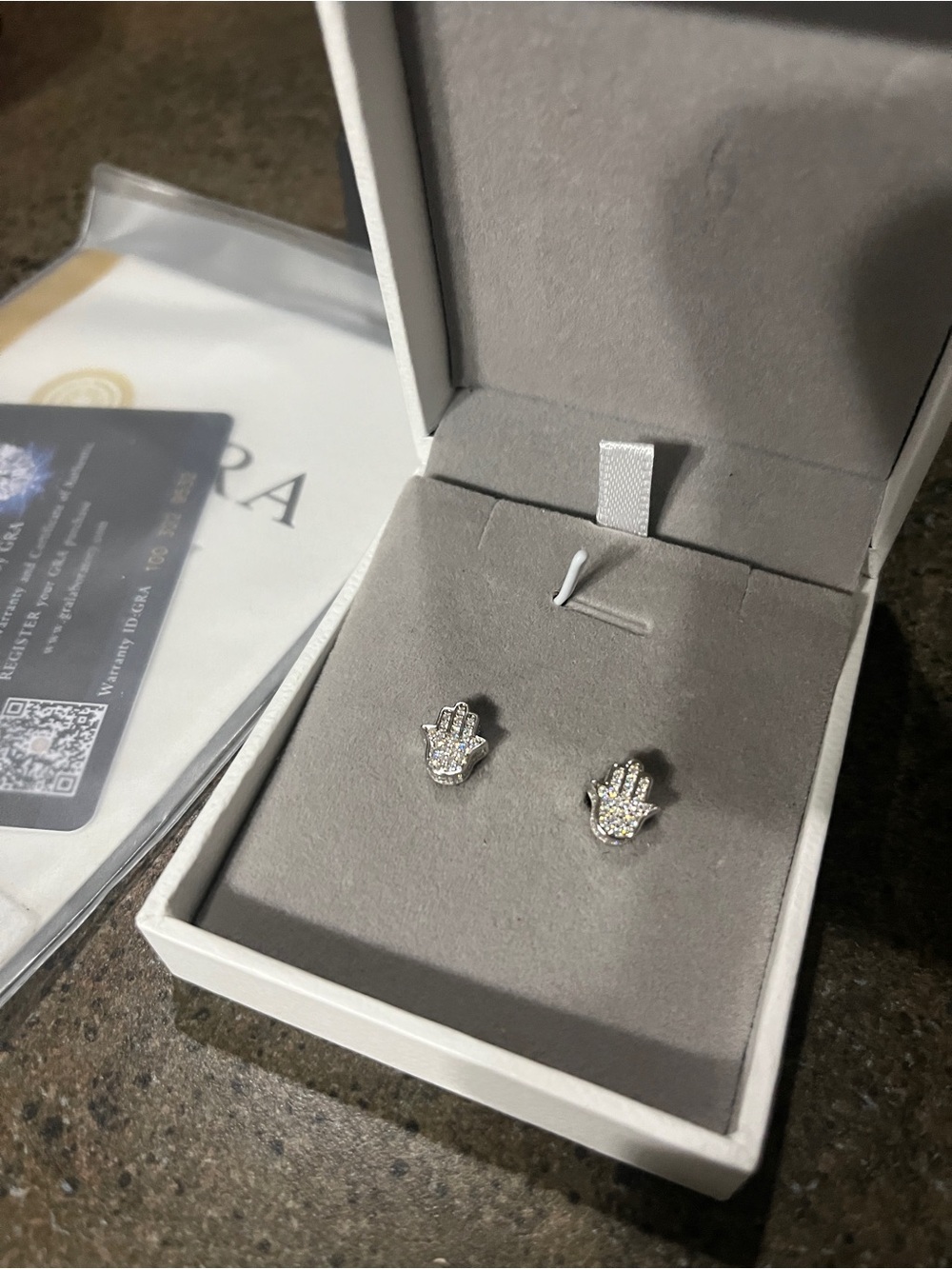 2ct Moissanite Punk Screw Backs Earrings